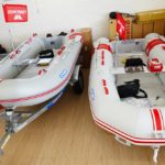 ジョイクラフト・ゴムボート展示中!