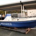 中古艇|トーハツTOHATSU-TFW17R-(ブルー)50馬力船外機