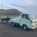 ハイゼット軽トラックでスパークフィッシングへ♪