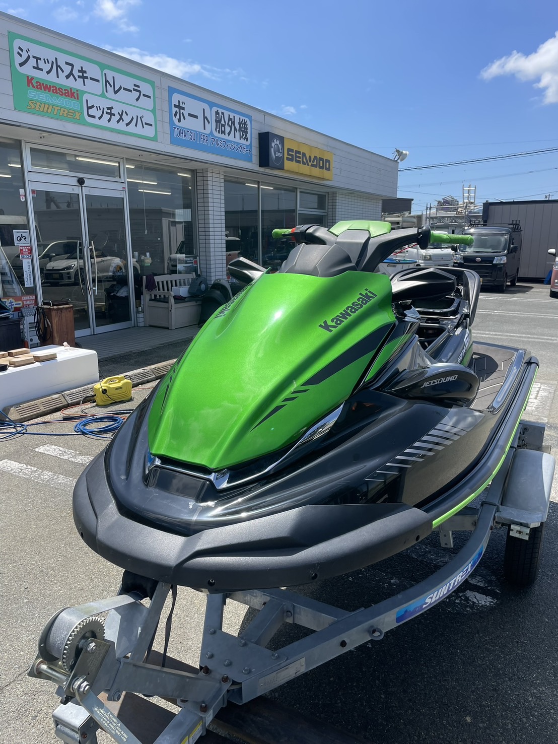 【中古PWC】カワサキSTX160LX　3人乗〈純正スピーカー付〉2021年式《36時間》