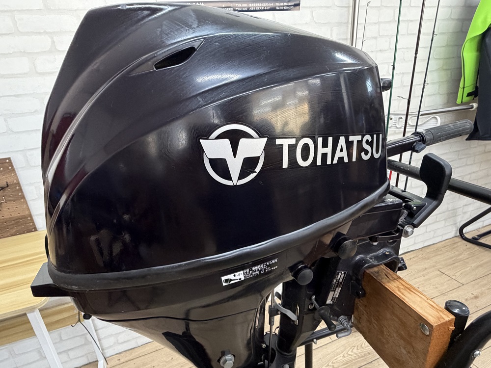 【中古船外機】トーハツTOHATSU9.8馬力船外機（S）4スト